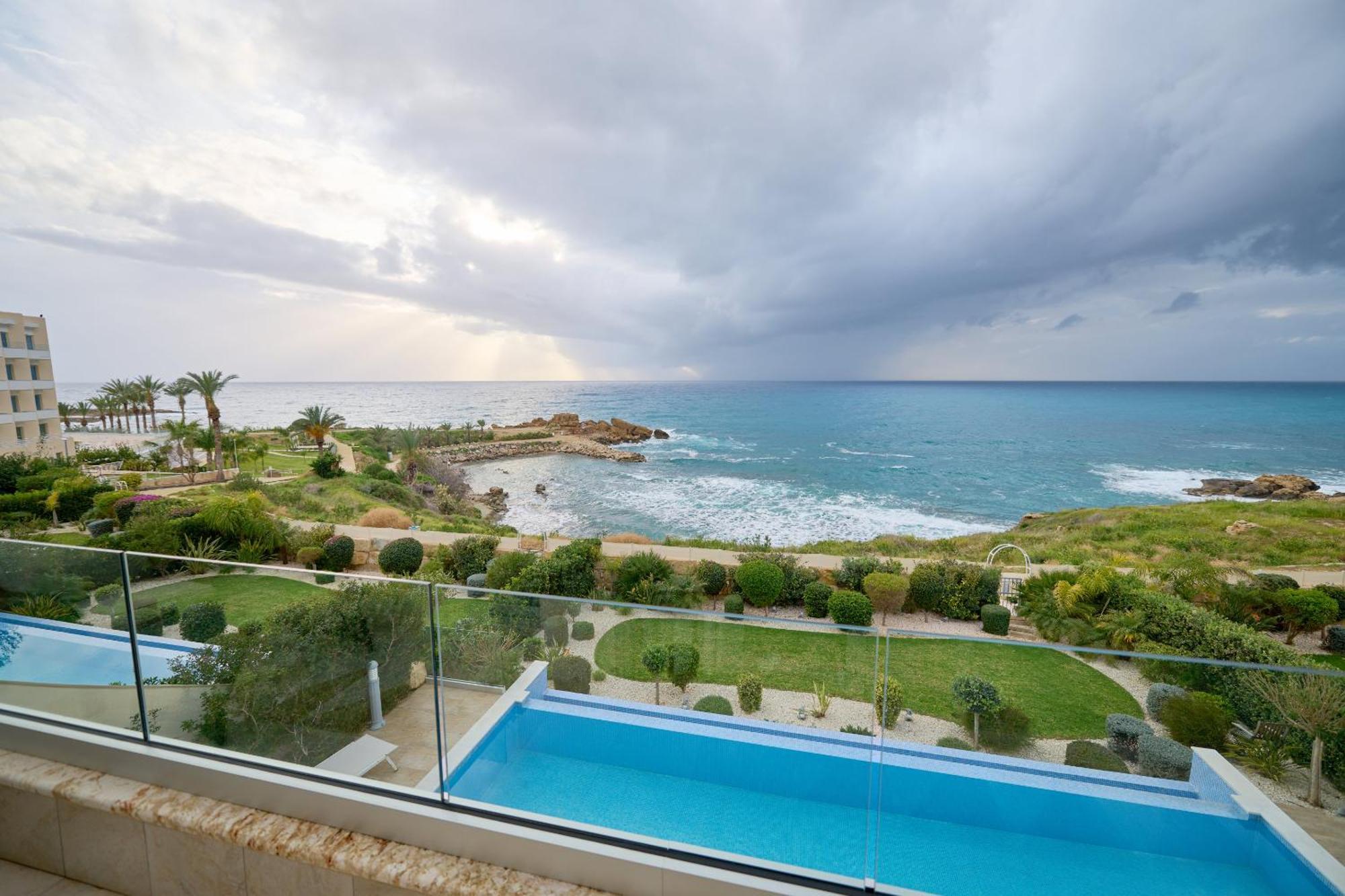 Olymp Luxury Villa D - Luxury Escape With Direct Beach Access And Unique Sunsets Paphos 外观 照片