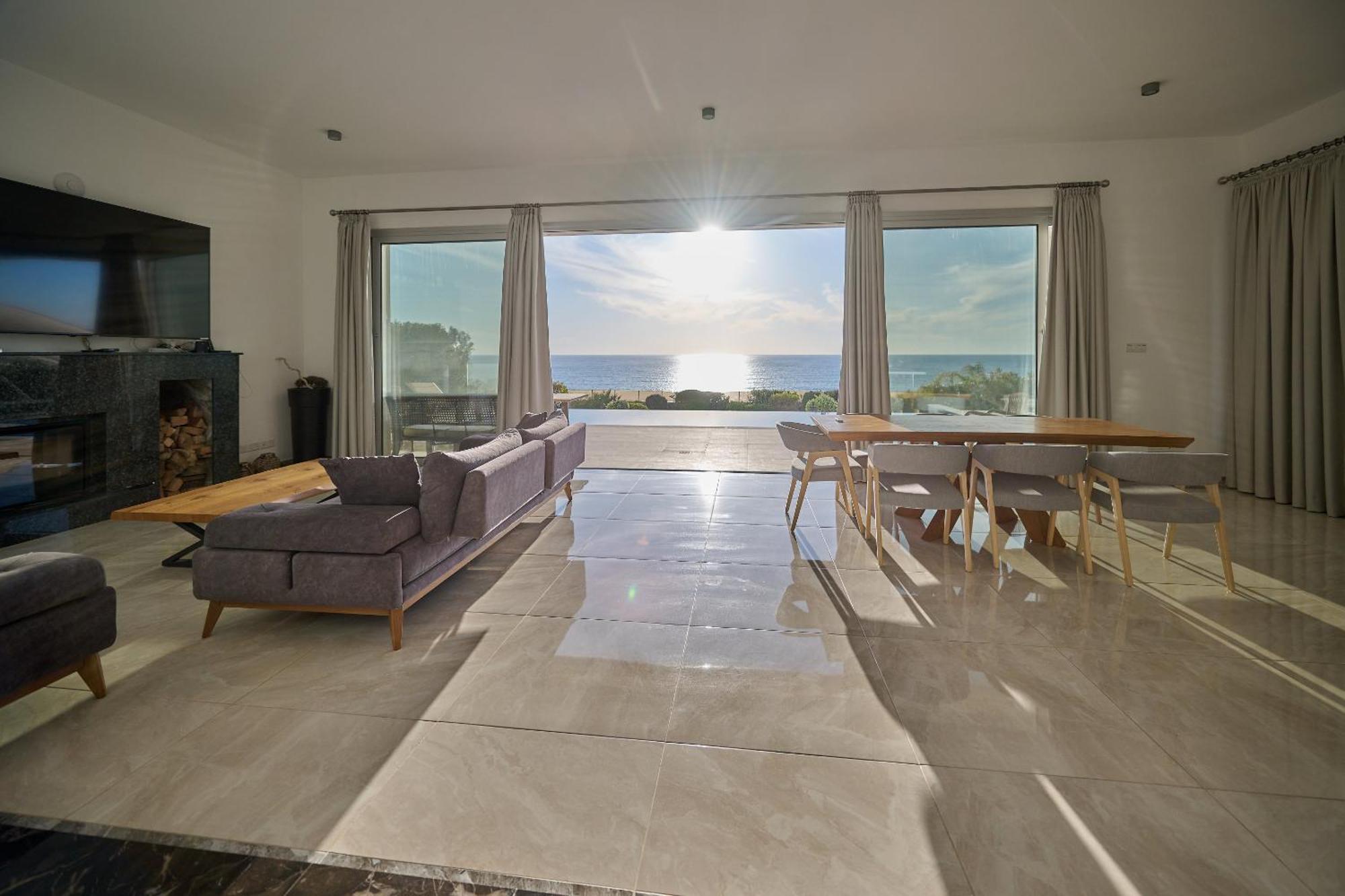 Olymp Luxury Villa D - Luxury Escape With Direct Beach Access And Unique Sunsets Paphos 外观 照片