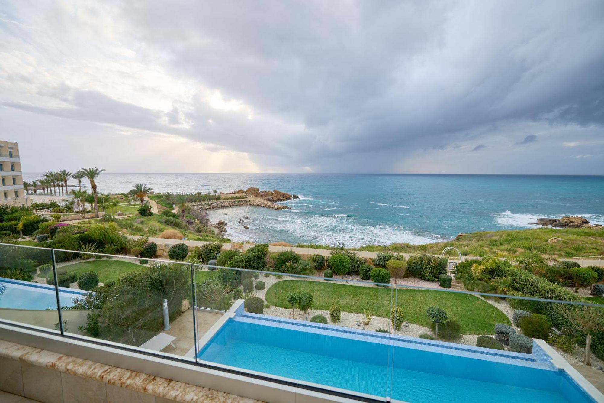 Olymp Luxury Villa D - Luxury Escape With Direct Beach Access And Unique Sunsets Paphos 外观 照片