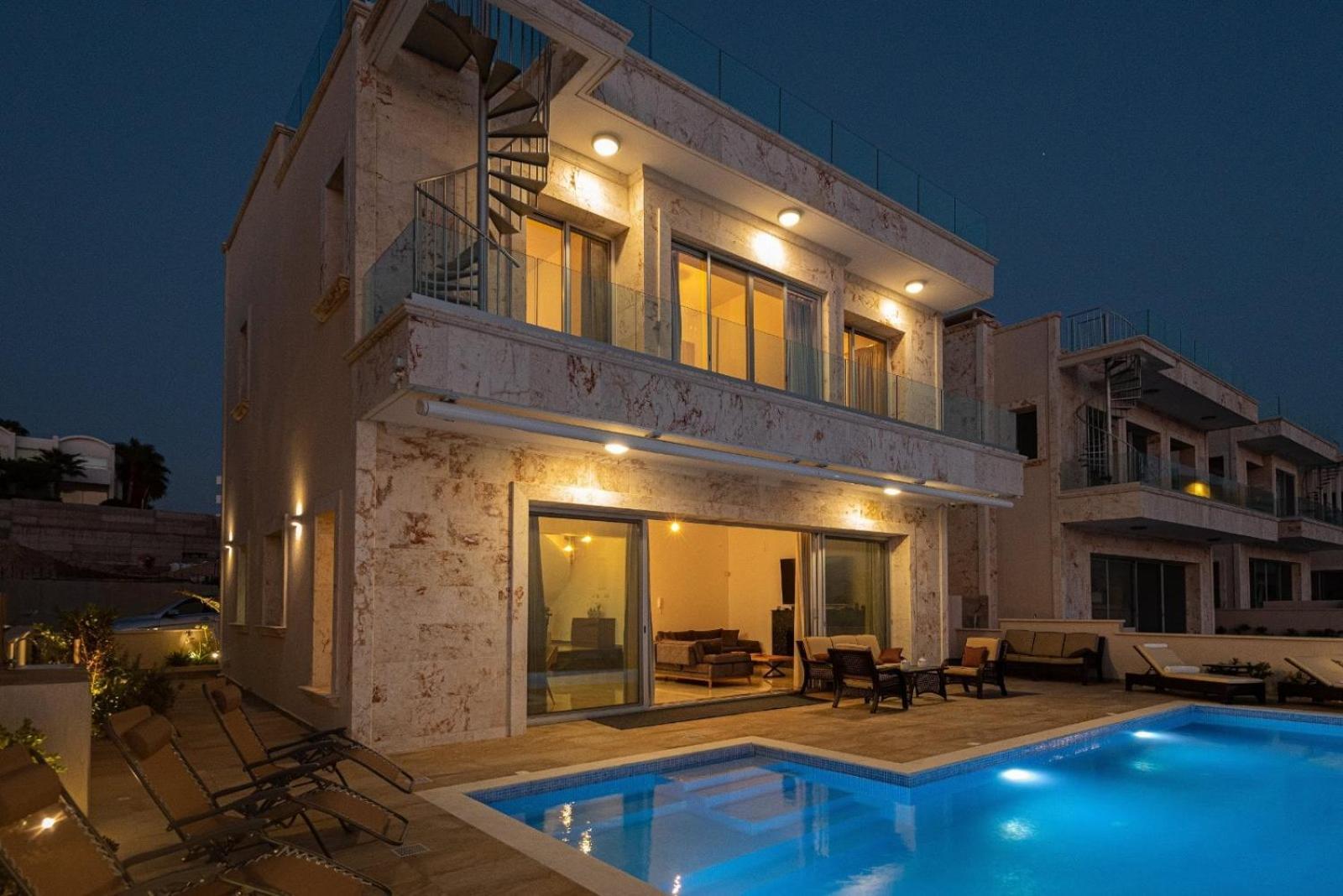 Olymp Luxury Villa D - Luxury Escape With Direct Beach Access And Unique Sunsets Paphos 外观 照片