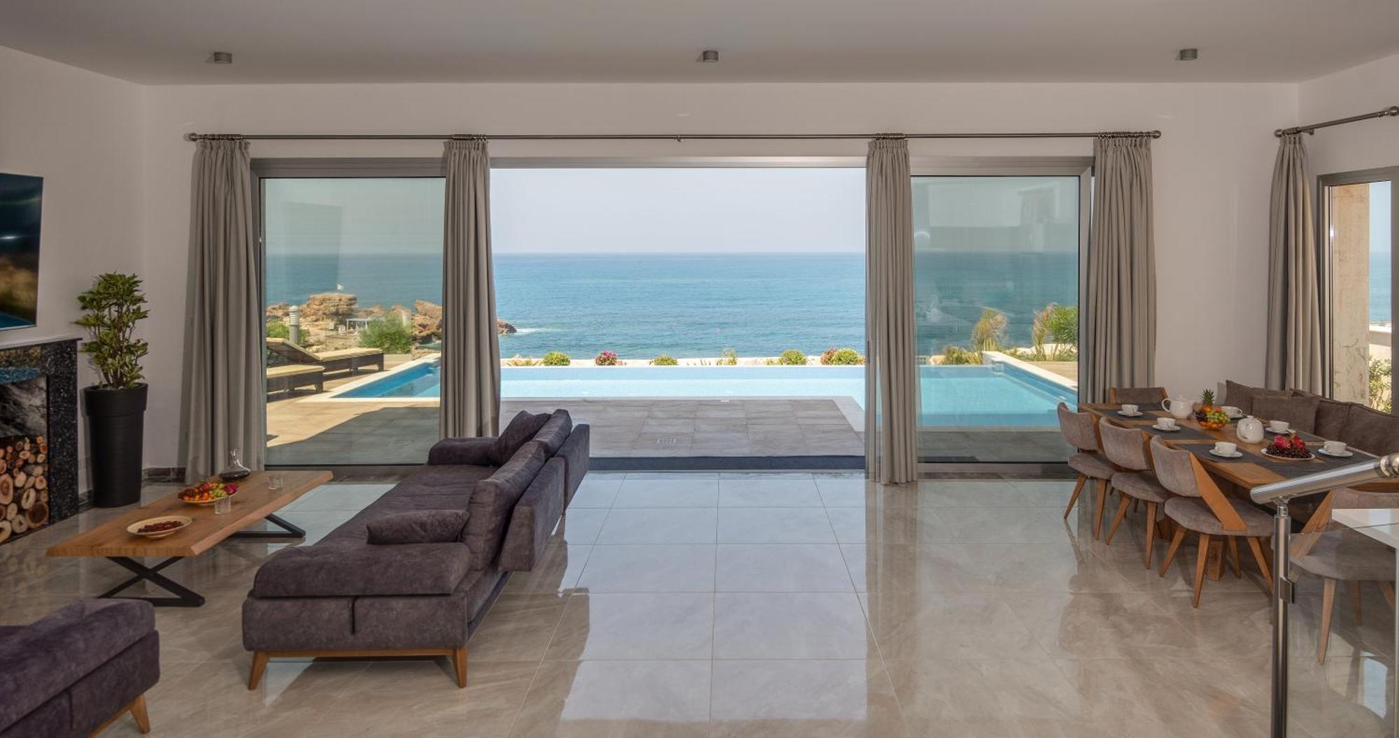 Olymp Luxury Villa D - Luxury Escape With Direct Beach Access And Unique Sunsets Paphos 外观 照片