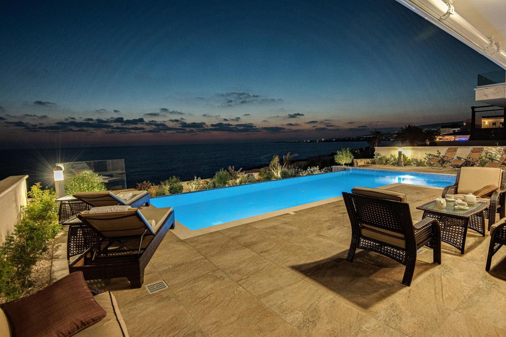 Olymp Luxury Villa D - Luxury Escape With Direct Beach Access And Unique Sunsets Paphos 外观 照片