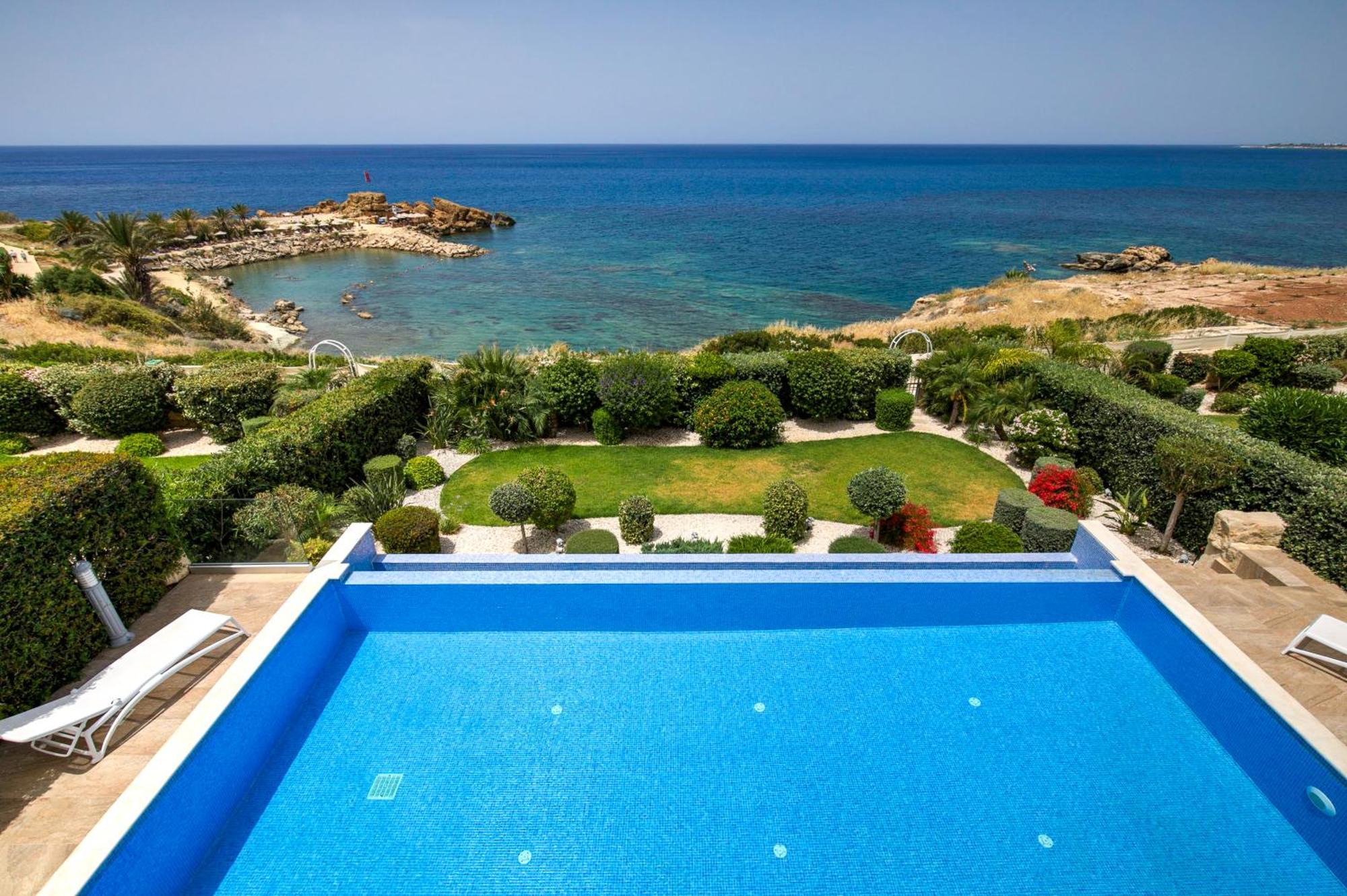 Olymp Luxury Villa D - Luxury Escape With Direct Beach Access And Unique Sunsets Paphos 外观 照片