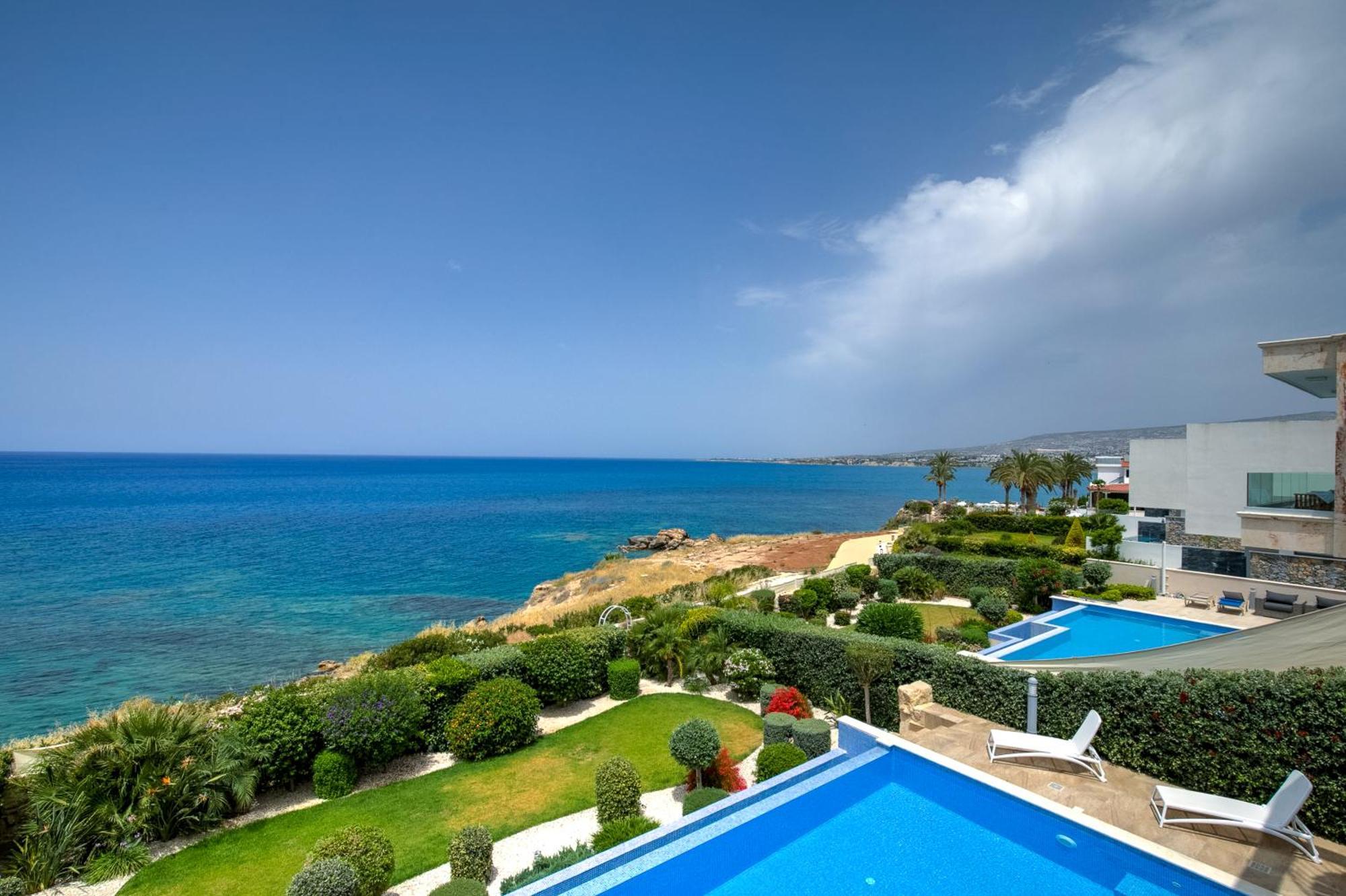 Olymp Luxury Villa D - Luxury Escape With Direct Beach Access And Unique Sunsets Paphos 外观 照片