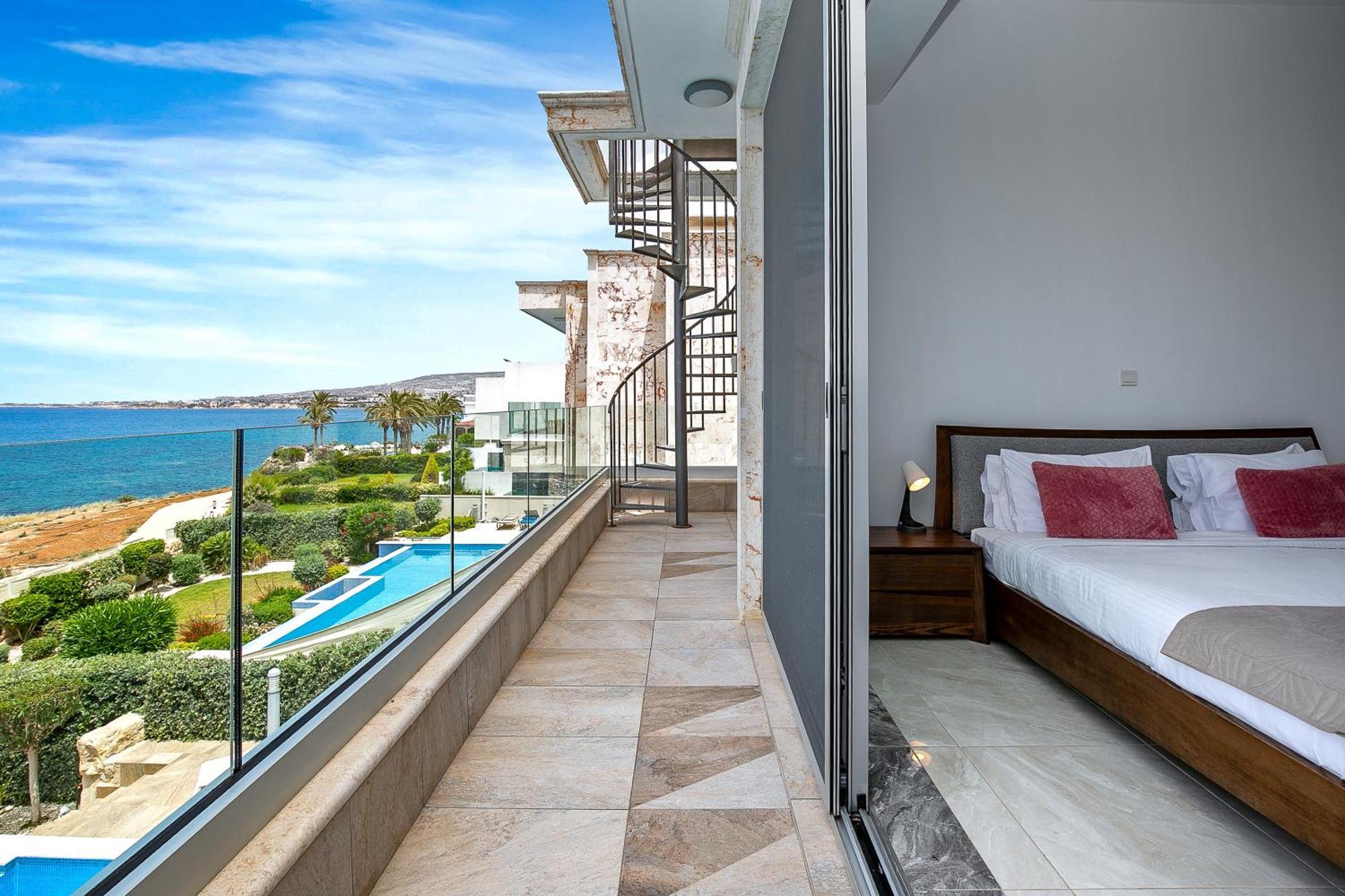 Olymp Luxury Villa D - Luxury Escape With Direct Beach Access And Unique Sunsets Paphos 外观 照片