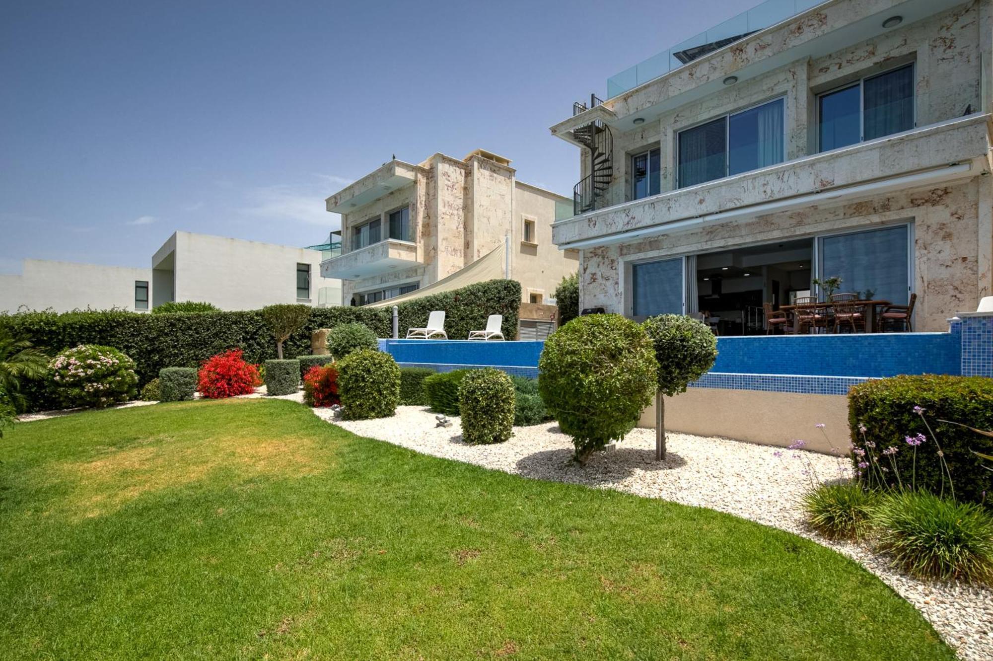 Olymp Luxury Villa D - Luxury Escape With Direct Beach Access And Unique Sunsets Paphos 外观 照片