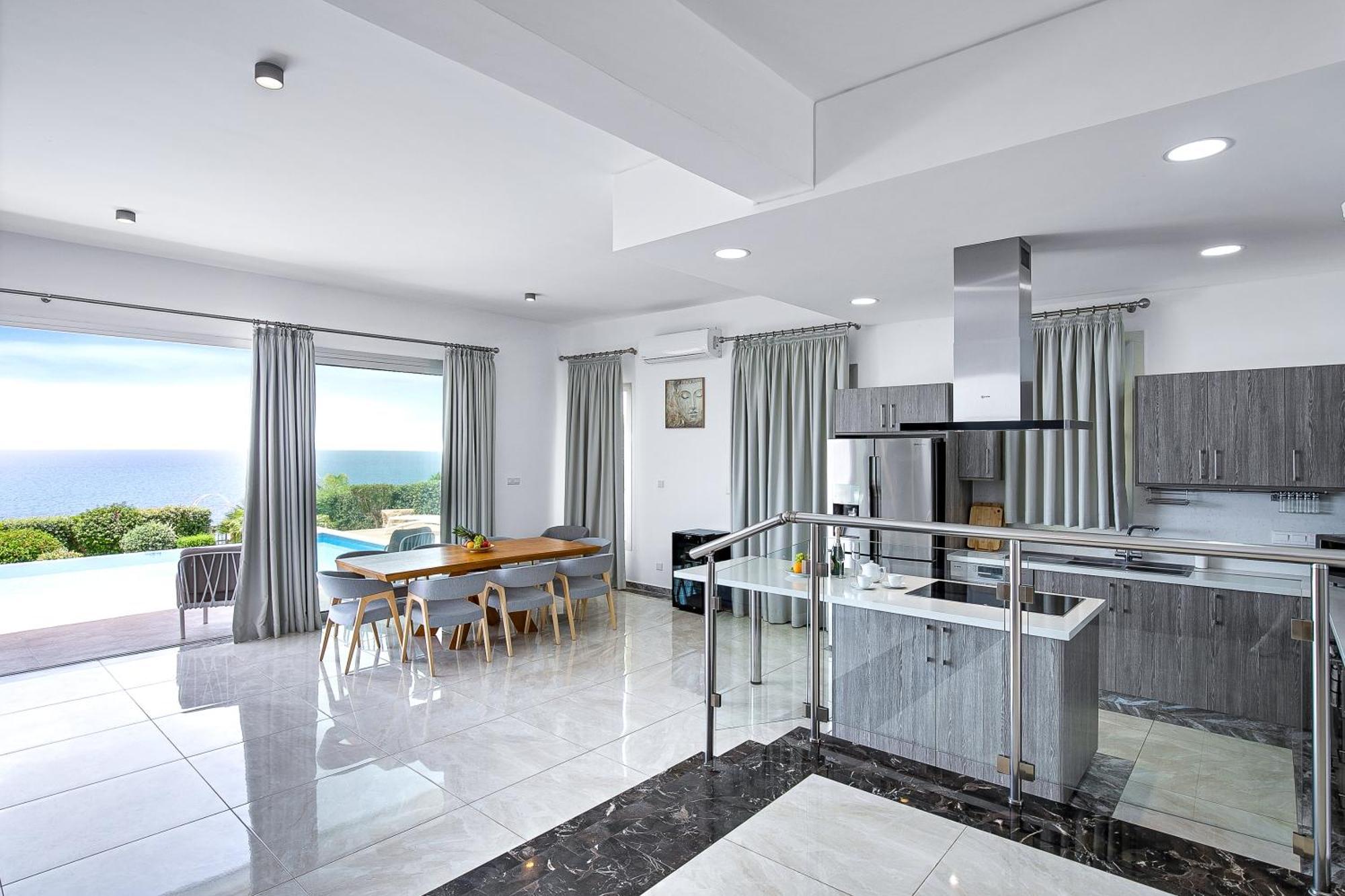 Olymp Luxury Villa D - Luxury Escape With Direct Beach Access And Unique Sunsets Paphos 外观 照片