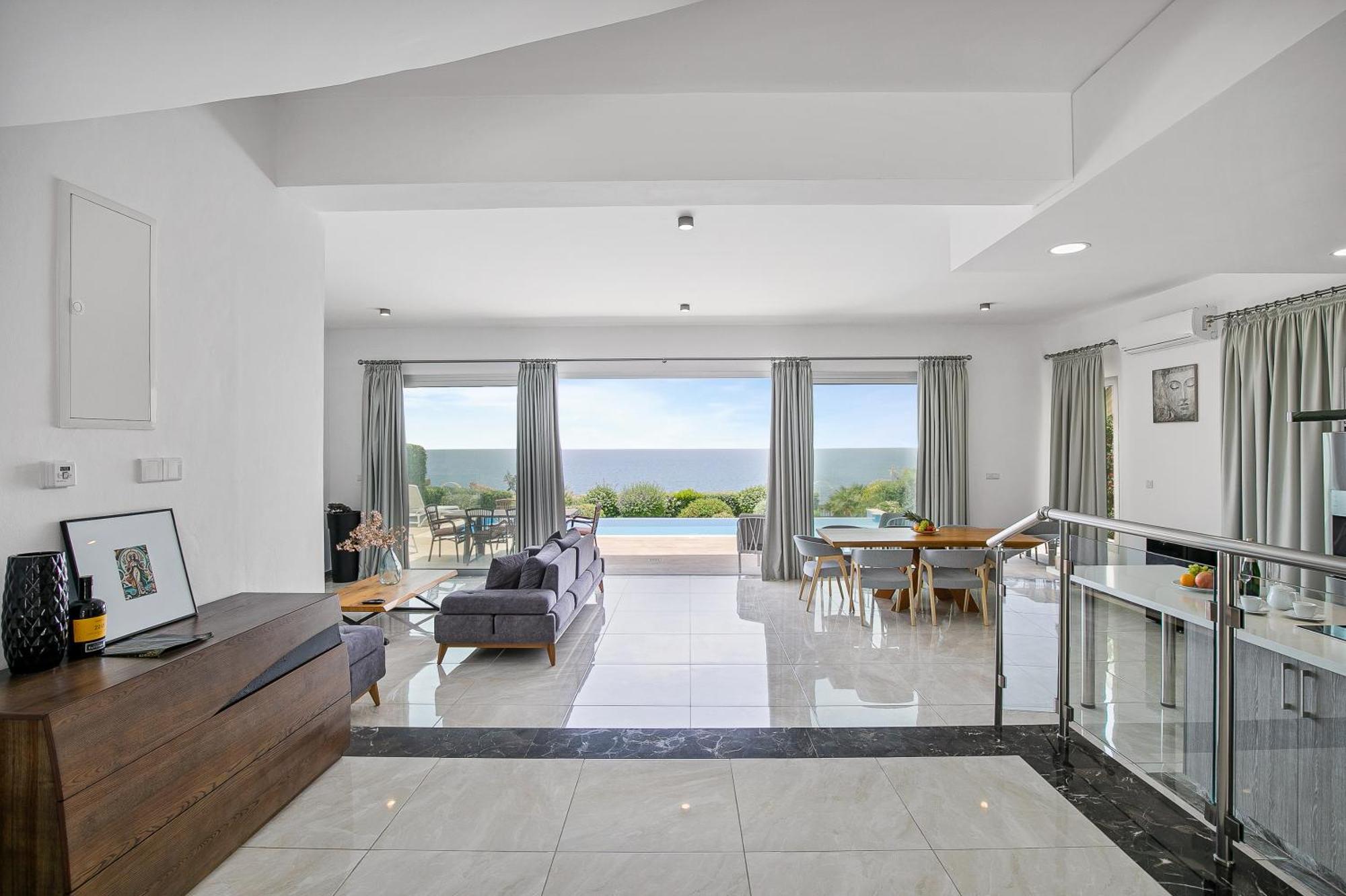 Olymp Luxury Villa D - Luxury Escape With Direct Beach Access And Unique Sunsets Paphos 外观 照片